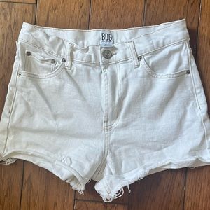 BDG Urban Outfitters White jean shorts